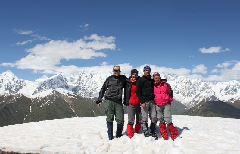  На Сванетском хребте