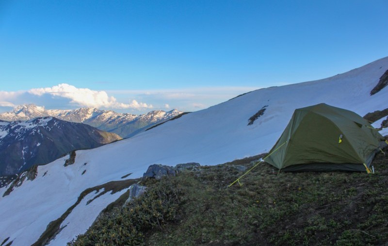  На Сванетском хребте