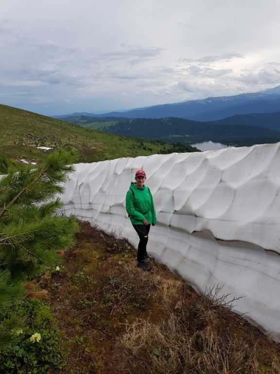 Снег Ергаки