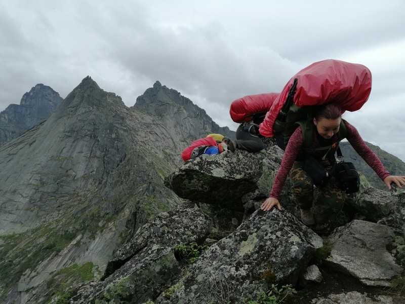 На перевале Курсантов Ергаки