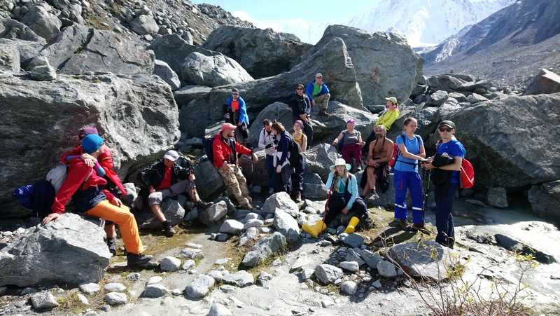 Поход Алтай ледник Белухи