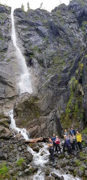 Водопад на реке Первальная Шумак