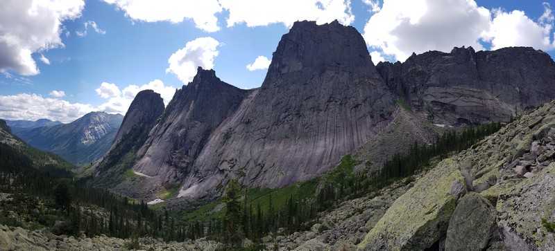 Озеро Черное Ергаки река Тайгишонок