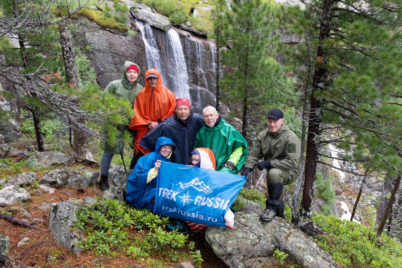 Наша группа на водопаде Грация
