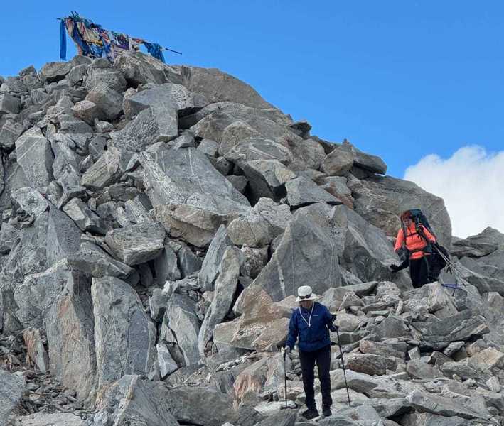 Восхождение на Мунку-Сардык со стороны Монголии