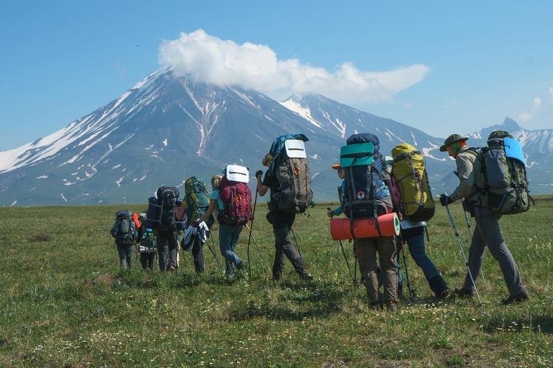 Поход на Толбачик на Камчатке