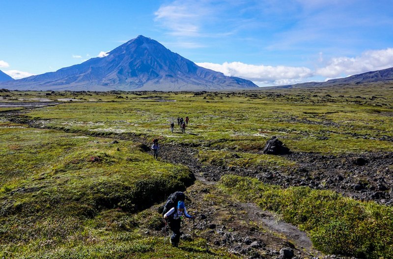 Поход на Толбачик на Камчатке