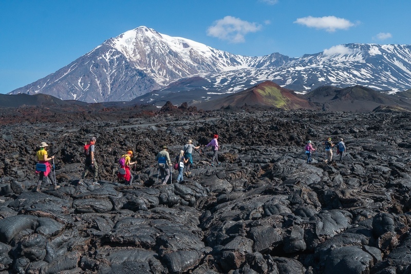 Поход на Толбачик на Камчатке