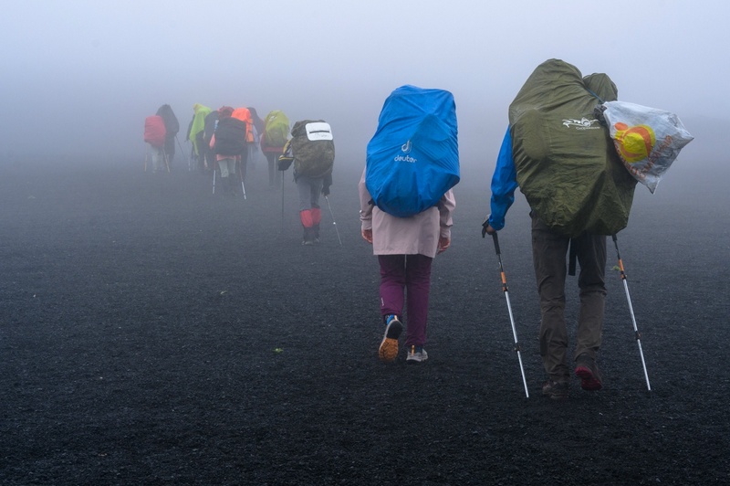 восхождение на вулкан Тятя