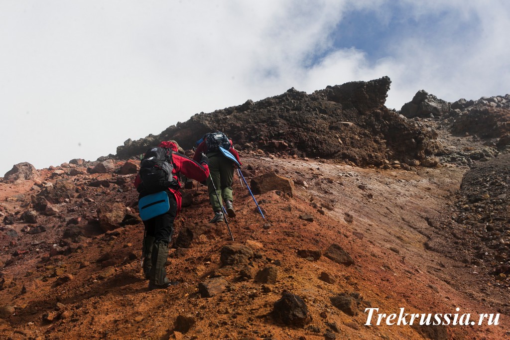 Подъем на вулкан Тятя