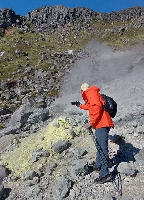 Вулкан Баранского на острове Итуруп