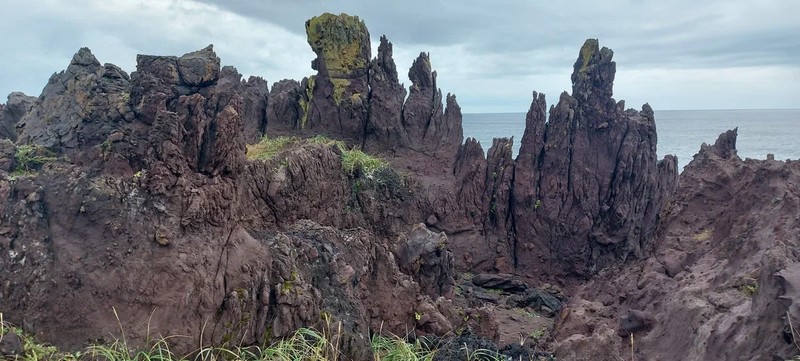 Лавовое плато Янкито на острове Итуруп