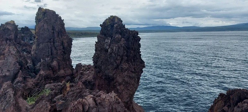 Лавовое плато Янкито на острове Итуруп