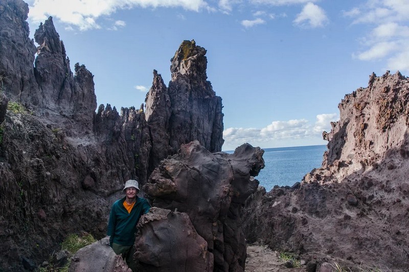 Лавовое плато Янкито на острове Итуруп