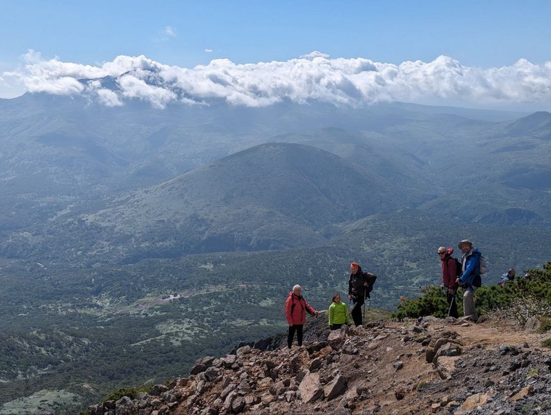 Вулкан Баранского на острове Итуруп