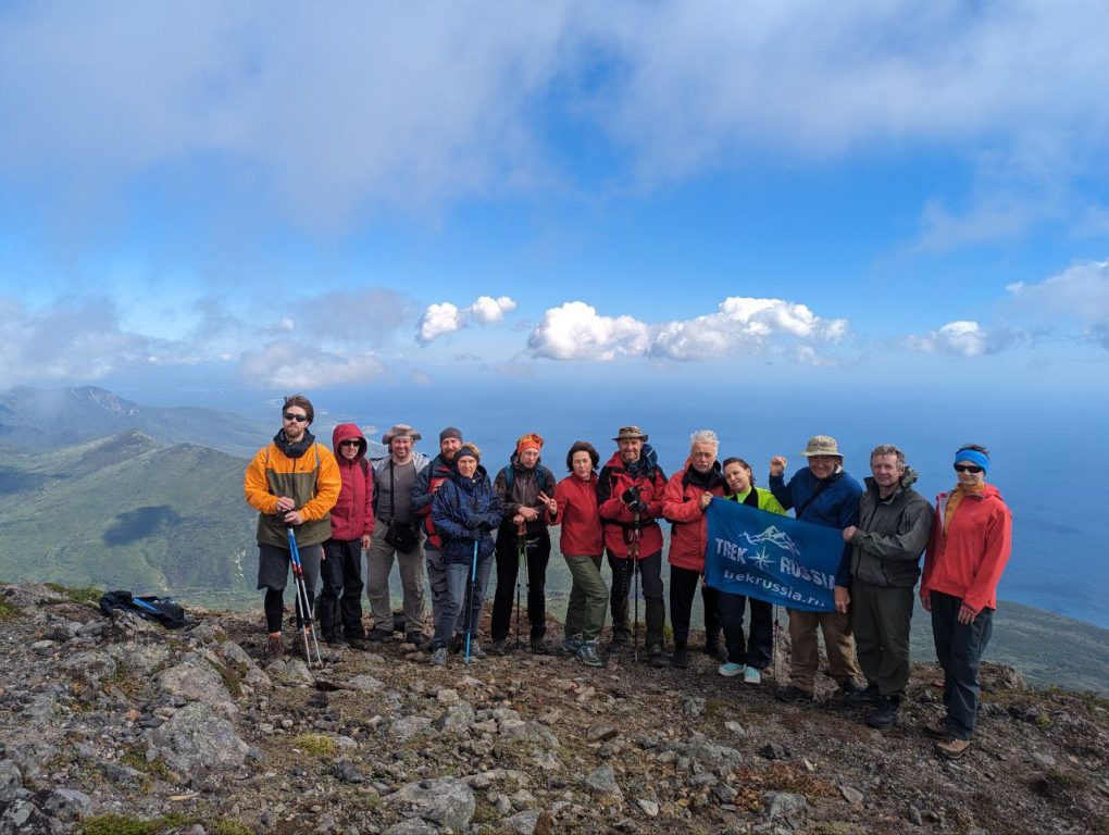 Вулкан Баранского на острове Итуруп
