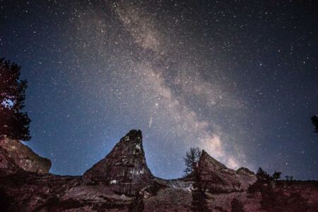 Парабола ночью